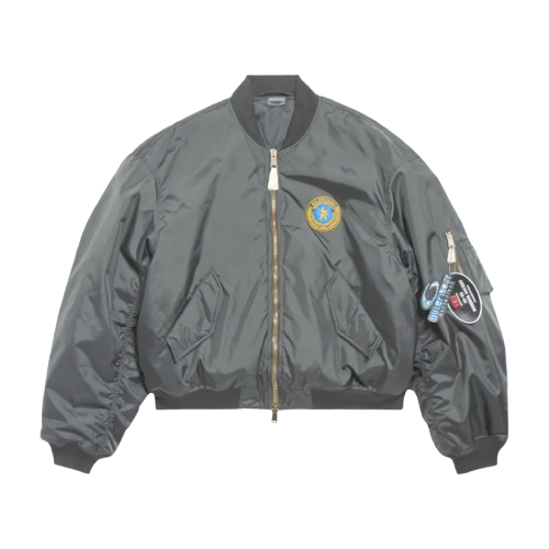 Áo Bomber Patch Ngực